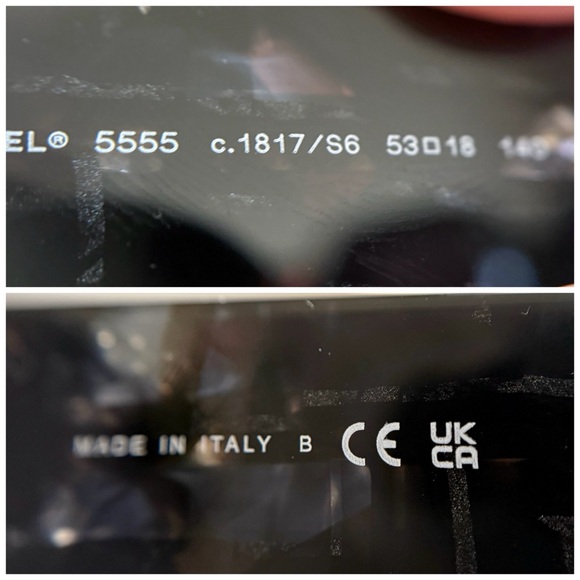 CHANEL NWT 2026 Classic 5555 Oversized Chain CC Square Sunglasses - Picture 6 of 11